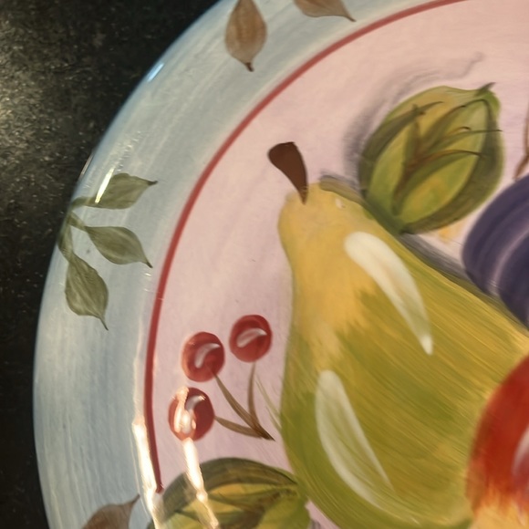 Salad Plate Black Forest Fruits by HERITAGE MINT - Set of 4 - Picture 5 of 7